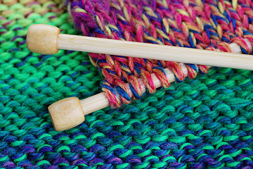 Image showing knitting