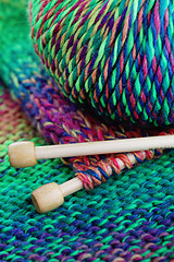 Image showing knitting