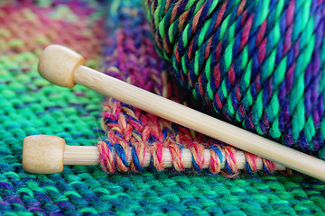 Image showing knitting