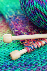 Image showing knitting