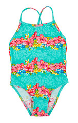 Image showing fused turquoise swimsuit