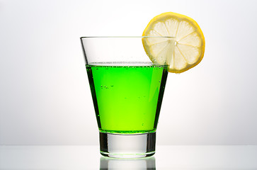 Image showing glass of mojito