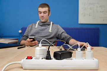 Image showing Electronics chargers