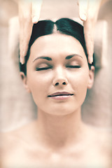 Image showing woman in spa