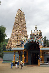 Image showing Entrance to the temple