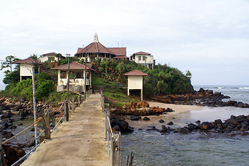 Image showing Temple on the island