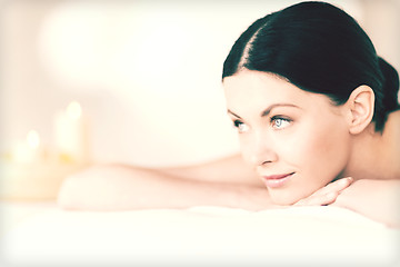 Image showing woman in spa