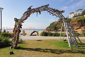 Image showing Snakes and Ladders at Tamarama Beach