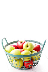 Image showing green and red apples