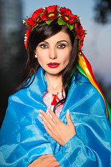 Image showing Pretty Ukrainian brunette