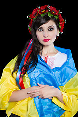 Image showing Portrait of young pretty Ukrainian woman