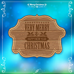 Image showing Retro Christmas Frame