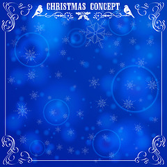 Image showing Retro Christmas Frame