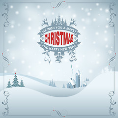 Image showing Christmas background