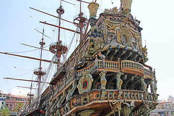 Image showing Stern Galeone Neptune