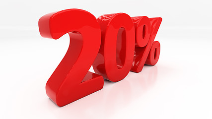 Image showing 3D twenty percent