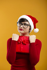 Image showing Santa woman