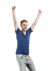 Image showing Happy young man