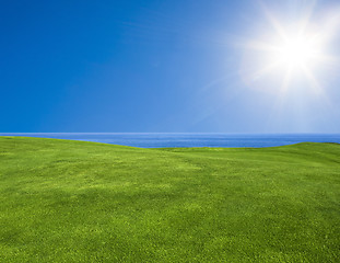 Image showing Beautiful green landscape