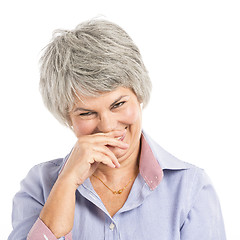 Image showing Woman joking