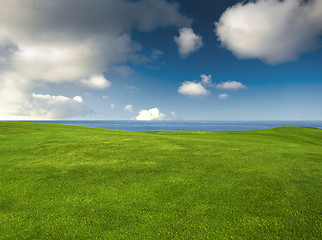 Image showing Beautiful green landscape