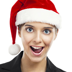 Image showing Santa woman