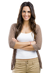 Image showing Beautiful woman smiling