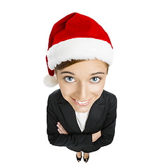 Image showing Santa woman