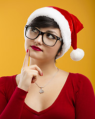 Image showing Santa woman