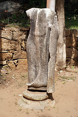 Image showing Buddha without head