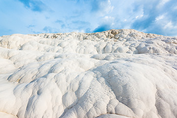 Image showing Travertine rocks in Pamukkale, Turkey