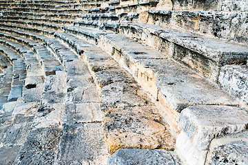 Image showing Steps of an ancient amphi theatre