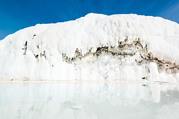 Image showing Travertine pool in Pamukkale, Turkey