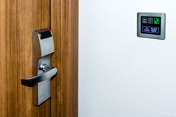 Image showing Electronic Hotel  Doorplate