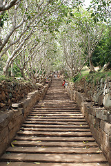 Image showing Steps to the top