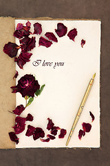 Image showing I Love You Letter