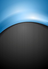 Image showing Abstract wavy background