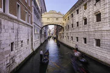 Image showing Bridge of Sighs, Venice, Italy.