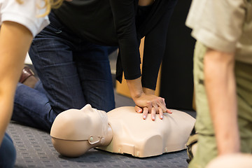 Image showing First aid CPR seminar.