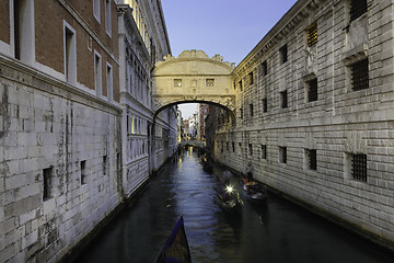 Image showing Bridge of Sighs, Venice, Italy.