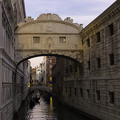 Image showing Bridge of Sighs, Venice, Italy.