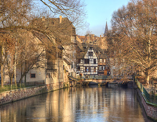 Image showing Water Canal In Strasbourg