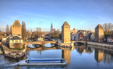 Image showing Ponts Couverts in Strasbourg, France