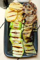 Image showing grilled assorted vegetables 