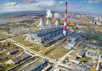 Image showing Combined heat and power factory. Tyumen. Russia