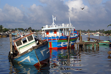 Image showing Two fishing boats