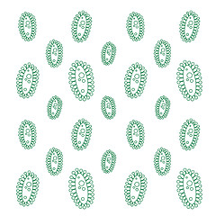 Image showing Vector  virus seamless pattern