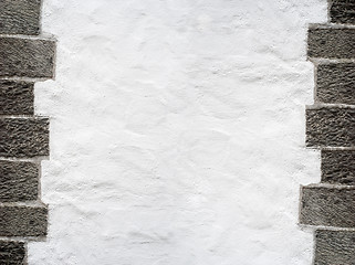 Image showing white stucco wall background 