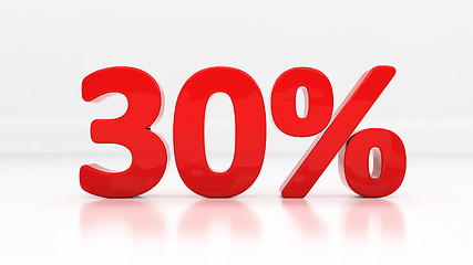 Image showing 3D thirty percent