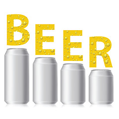 Image showing beer cans